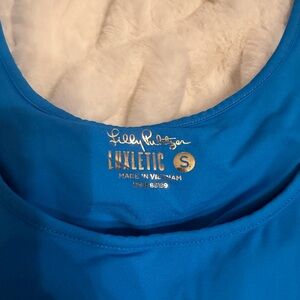 Lilly Pulitzer Luxletic Vibrant Blue Top